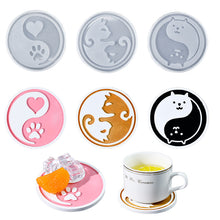 Load image into Gallery viewer, Pet Expression Cat Paw Coaster Silicone Mold
