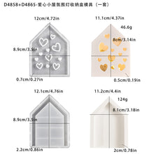 Load image into Gallery viewer, Luminous Hollow House Storage Box Silicone Mold
