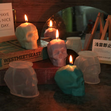 Load image into Gallery viewer, 3D Skull Candle Mold
