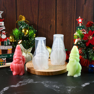 Santa Claus 3D Stereoscopic Candle Mold