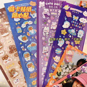 Cartoon Waterproof Hand Tent Stickers