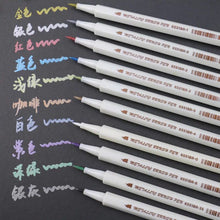 Load image into Gallery viewer, Soft Metal Filling Mahjong Graffiti 10 Color Pens
