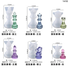 Load image into Gallery viewer, International Chess Pieces and Chessboard Mold
