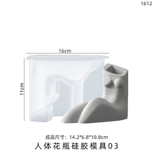 Human Body Flower Vase Mold