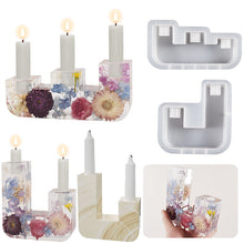 Load image into Gallery viewer, Stepped Candle Holder Silicone Mold
