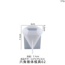 Load image into Gallery viewer, Cylindrical Cone Ring Holder Mold
