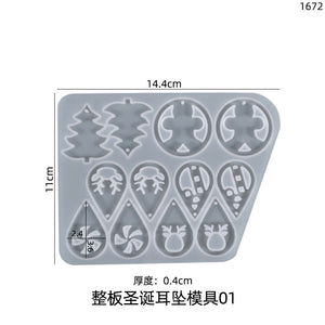 Christmas Series Earring Pendant Silicone Mold