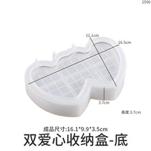 Load image into Gallery viewer, Double Love Storage Box Mold
