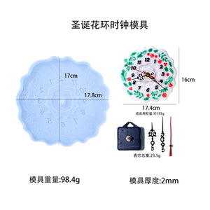 Clock Ornaments Silicone Mold