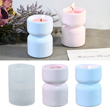 Load image into Gallery viewer, Double-layer Cylindrical Candle Holder Mold
