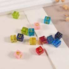 Load image into Gallery viewer, 26 English Letter Beaded Cube Perforated Silicone Mold
