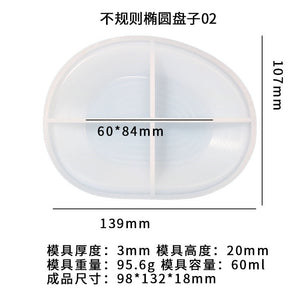 Irregular Oval Plate Mold