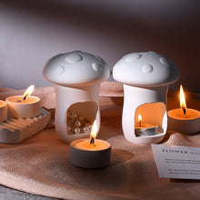 Load image into Gallery viewer, Hollow Mushroom Candlestick Storage Silicone Mold

