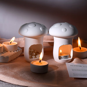 Hollow Mushroom Candlestick Storage Silicone Mold
