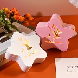 Luminous Hollow Star Storage Box Silicone Mold