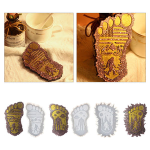 Big Feet Wild Man Coaster Mold