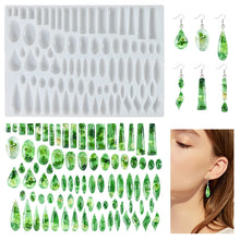Load image into Gallery viewer, Water Drop Long Earrings Silicone Mold
