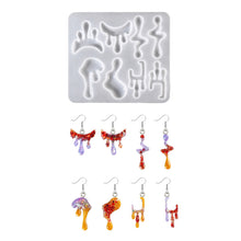 Load image into Gallery viewer, Lava Liquid Earring Pendant Silicone Mold
