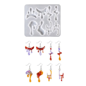 Lava Liquid Earring Pendant Silicone Mold