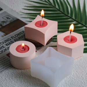 Geometry Candle Holder Mold
