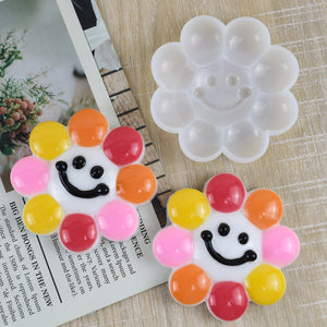 Smiling Face Sunflower Mold