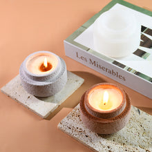 Load image into Gallery viewer, Cement Cylinder Candle Holder Silicone Mold
