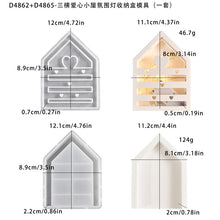 Load image into Gallery viewer, Luminous Hollow House Storage Box Silicone Mold
