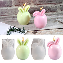 Load image into Gallery viewer, Easter Cute Egg Fold Ear Rabbit Candle Mold
