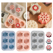 Load image into Gallery viewer, Big Snowflake Silicone Mold
