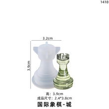 Load image into Gallery viewer, International Chess Pieces and Chessboard Mold
