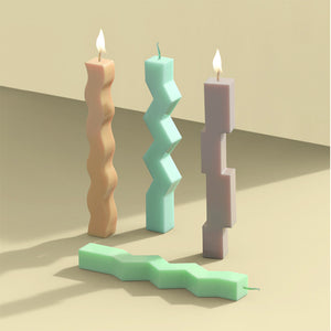 Wave Bar Candle Silicone Mold