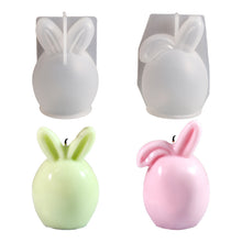 Load image into Gallery viewer, Easter Cute Egg Fold Ear Rabbit Candle Mold
