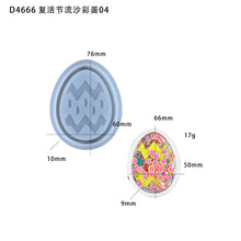 Load image into Gallery viewer, Cartoon Easter Egg Rabbit Hanging Silicone Mold
