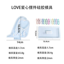 Load image into Gallery viewer, Love Photo Frame Ornament Mold Set
