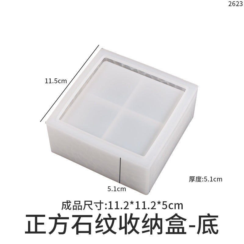 Square Stacked High Storage Box Mold