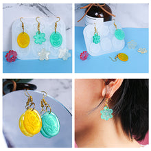 Load image into Gallery viewer, Flower Earrings Silicone Mold
