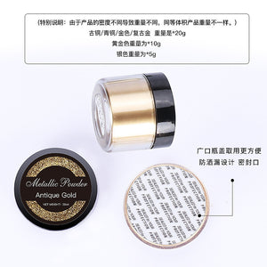 6 Colors Metallic Powder