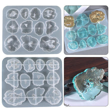 Load image into Gallery viewer, Irregular Shaped Stone Pendant Silicone Mold
