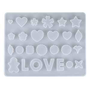 LOVE Flower English Word Mold