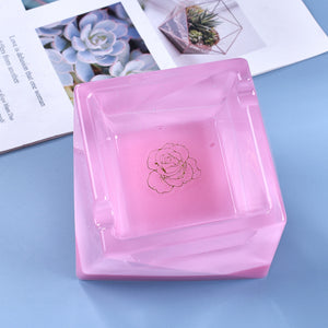 Irregular Section Ashtray Storage Box Silicone Mold