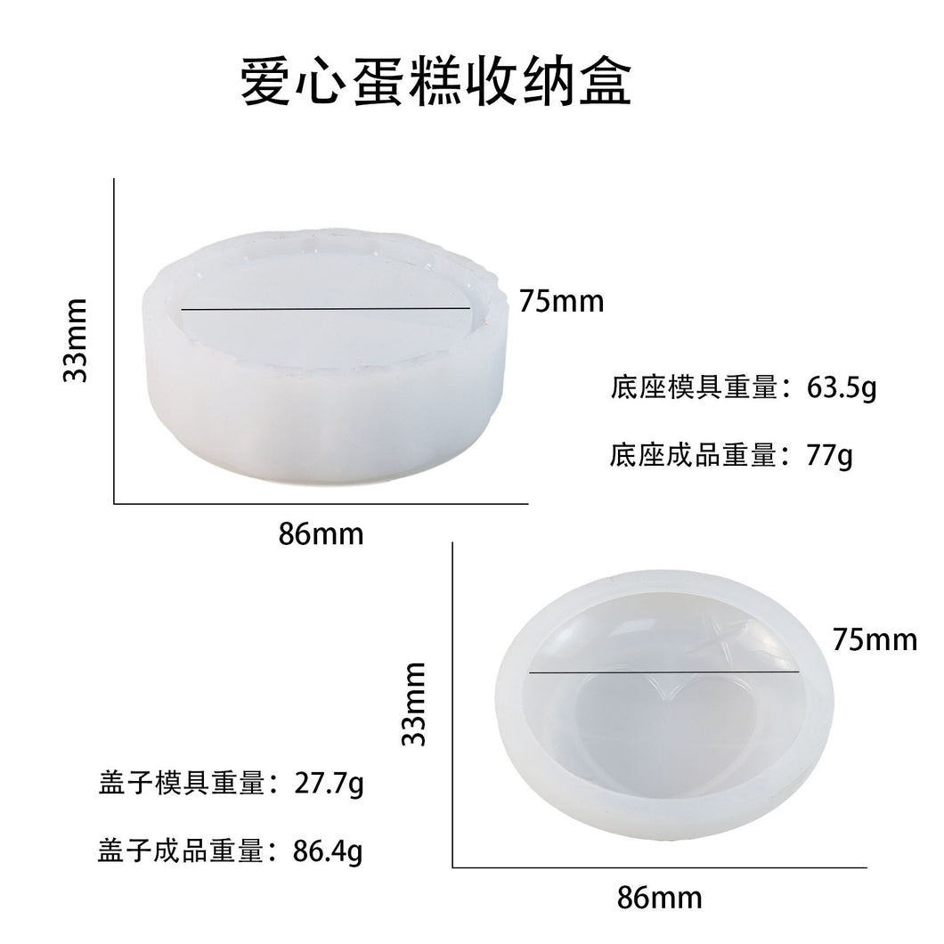 Love Cake Storage Box Mold