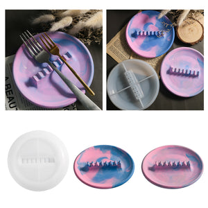 Tableware Storage Pen Plate Silicone Mold