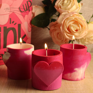 Love Candle Holder Molds Valentine's Day