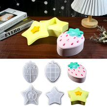 Load image into Gallery viewer, Strawberry Star Silicone Box Mold
