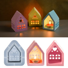 Load image into Gallery viewer, Love House Candle Holder Silicone Mold
