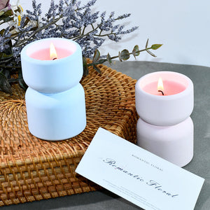 Double-layer Cylindrical Candle Holder Mold