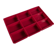 Load image into Gallery viewer, Large Soap 9 Grid Burgundy Rectangular Silicone Mold
