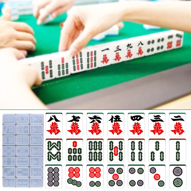 13 Eleven Pure One Color Mahjong Mold