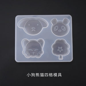 Dog Panda Decoration Silicone Mold