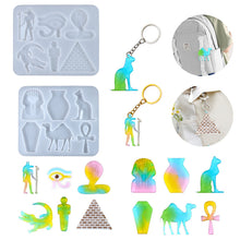 Load image into Gallery viewer, Egyptian Element Earring Pendant Silicone Mold
